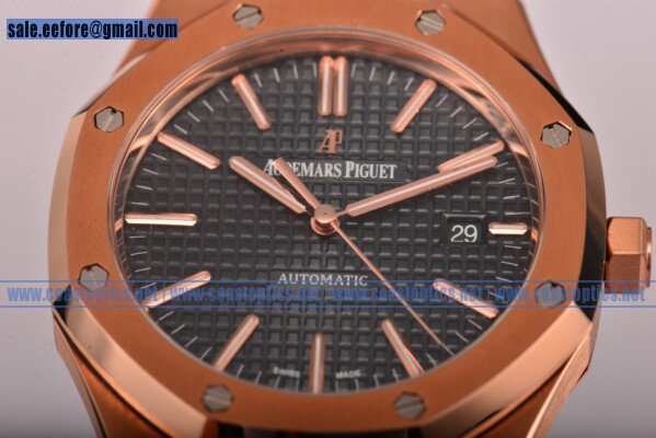 Perfect Replica Audemars Piguet Royal Oak Watch Rose Gold 15400or.oo.d002cr.01bl (BP)